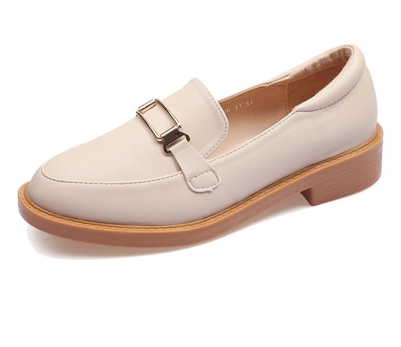 Mocassim Feminino de Couro